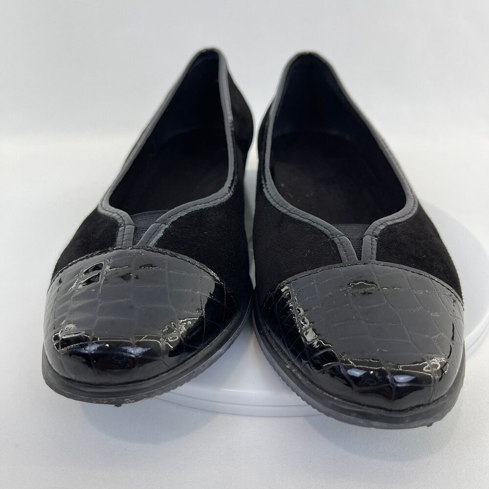 Vaneli Black Suede Shoes | Women's 8 N